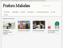 Tablet Screenshot of frokenmakelos.com